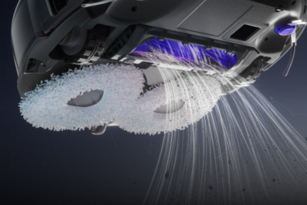 Advanced robot vacuum showcasing powerful suction features, making it the best robot vacuum for sand cleaning.