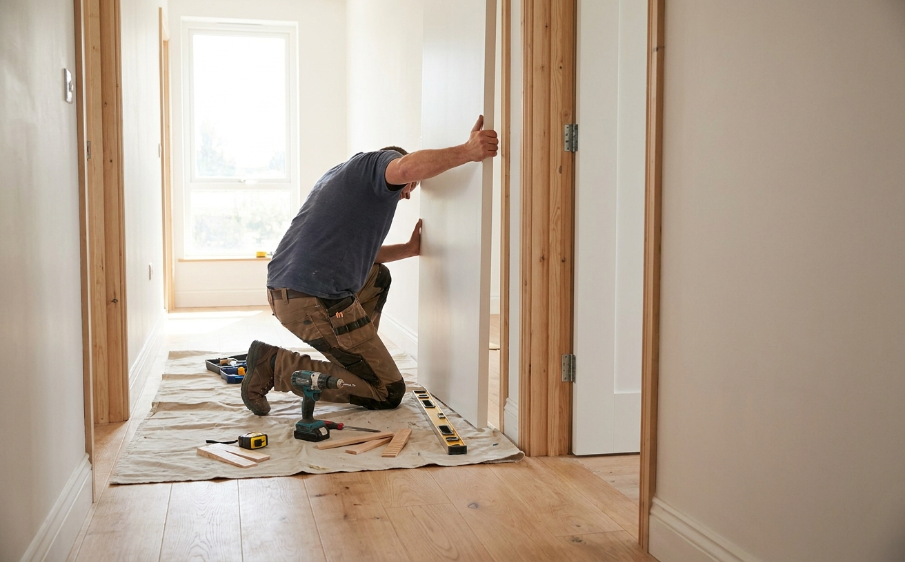 A person working on home projects during the 36 King’s Birthday Long Weekend, focusing on finishing tasks in three days.