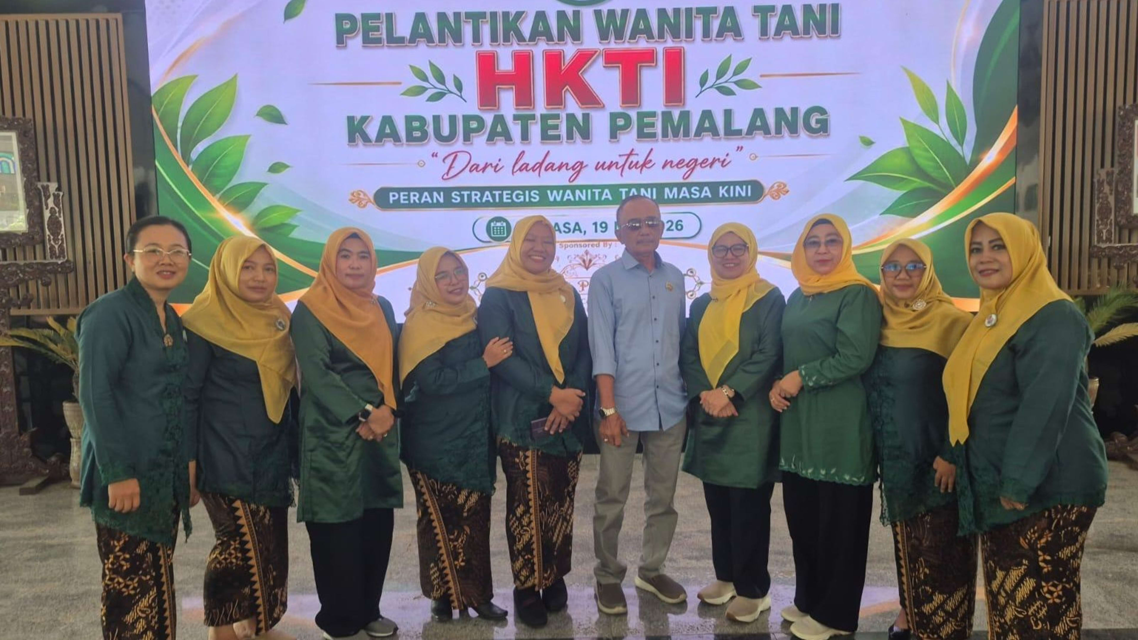 Wanita Tani HKTI Pemalang Resmi Dilantik, Perkuat Peran Perempuan Dukung Swasembada Pangan