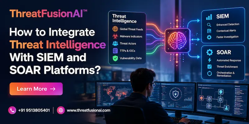 How to Integrate Threat Intelligence With SIEM and SOAR Platforms?