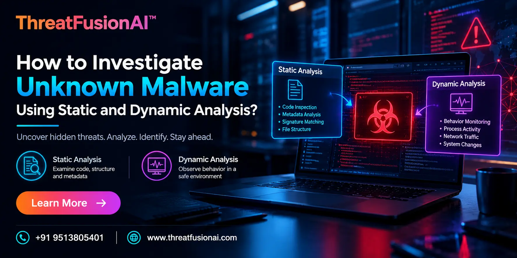 How to Investigate Unknown Malware Using Static and Dynamic Analysis?