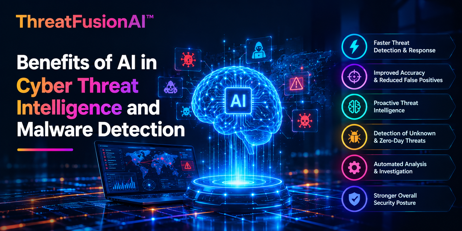 image shows benefits-of-ai-in-cyber-threat-intelligence