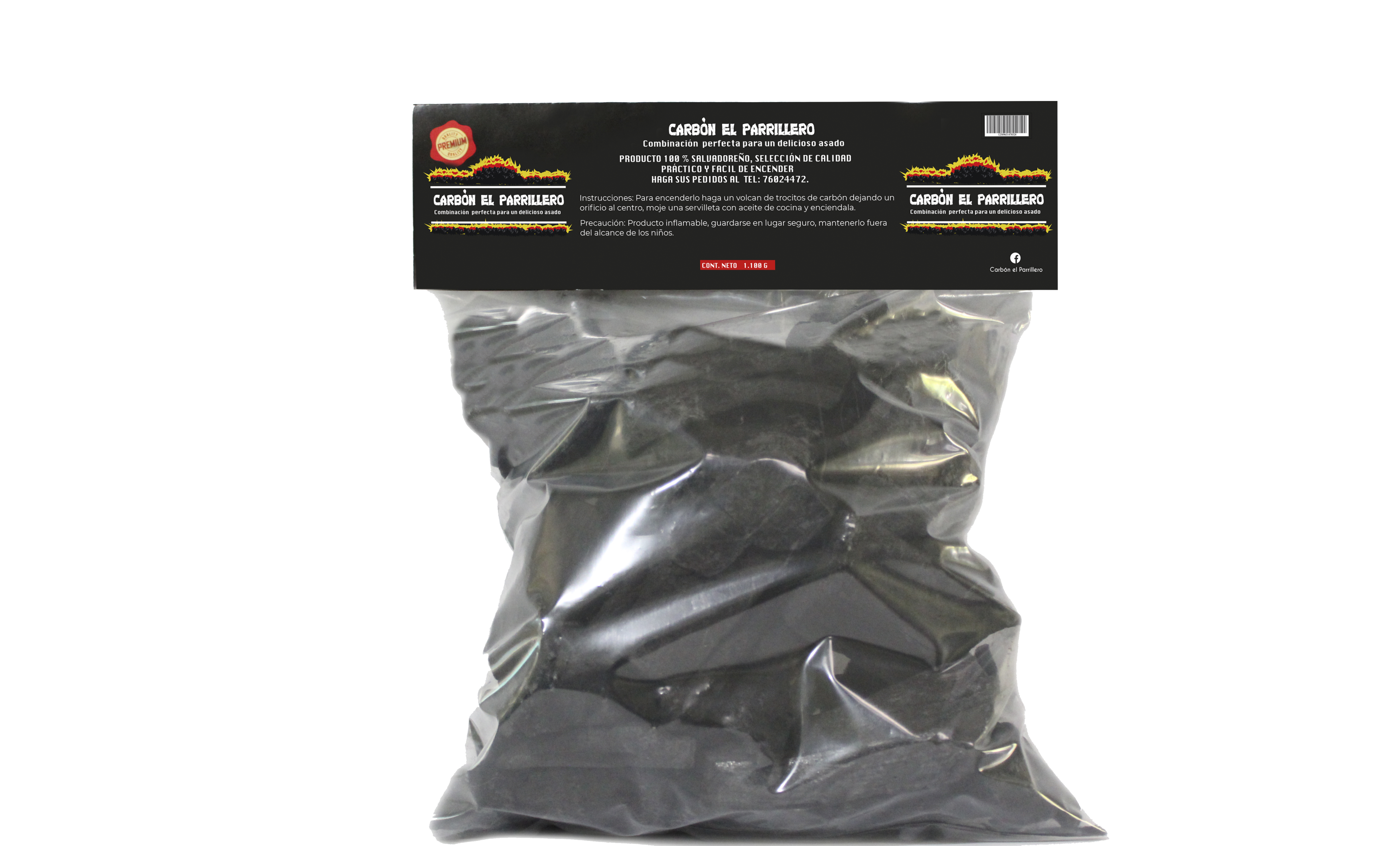 Bolsa de Carbón 1,100 g