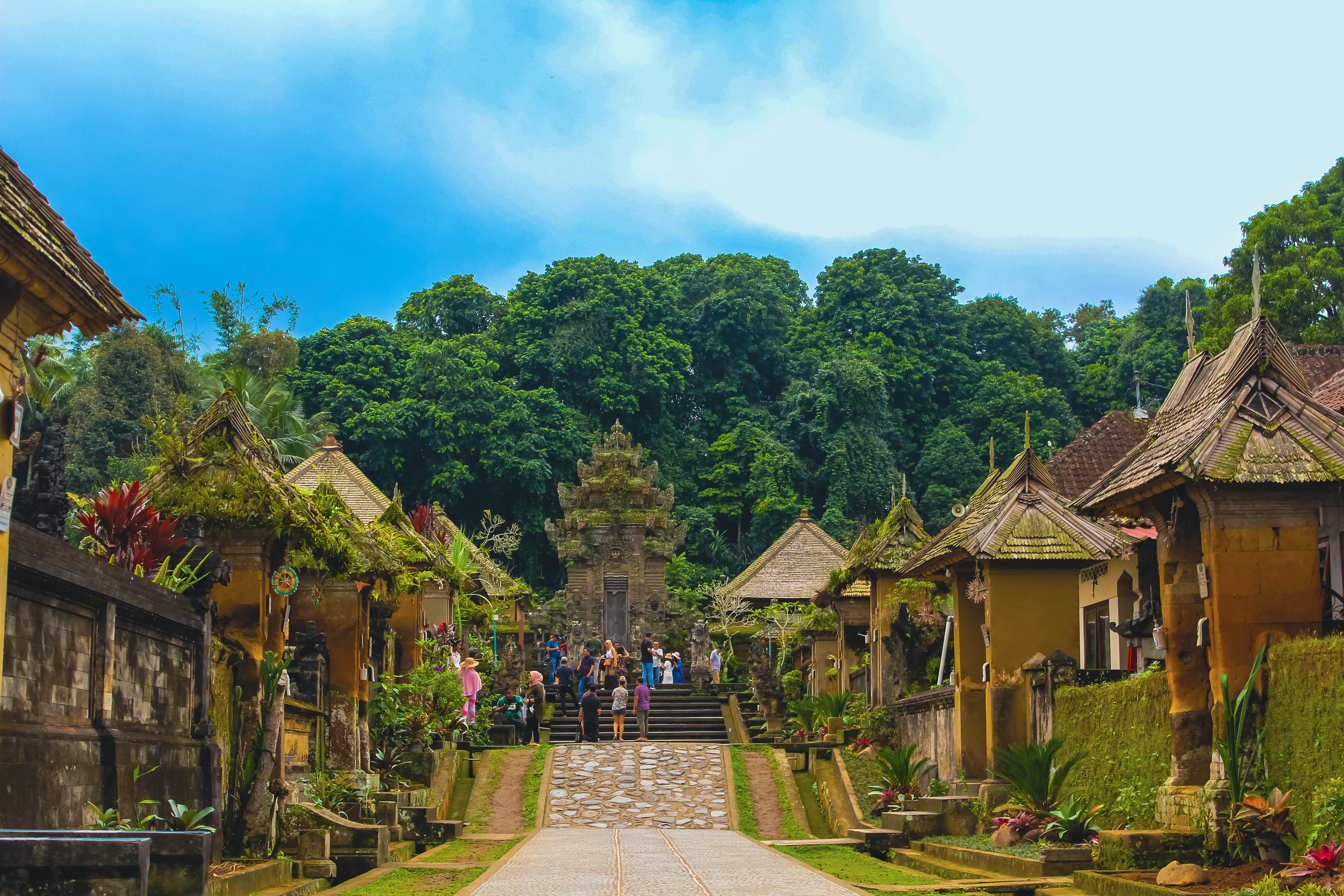 meanwhile, penglipuran village is one of the cleanest village in bali.