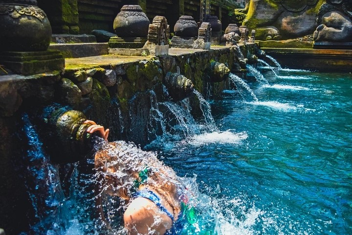 meanwhile, tirta empul offered healing experience through water purifying.