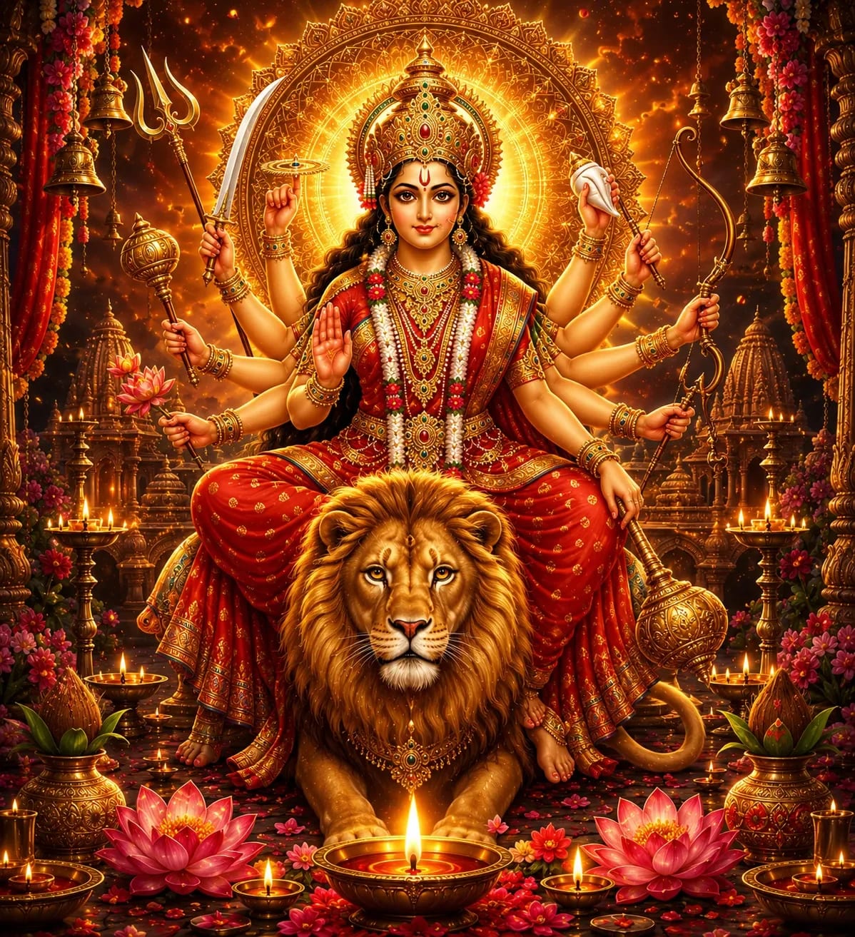 Durga Mantras for Courage & Protection