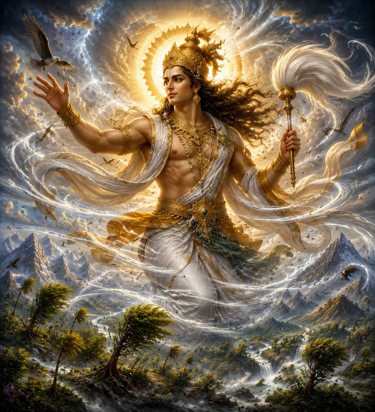 Lord Vayu: God of Wind