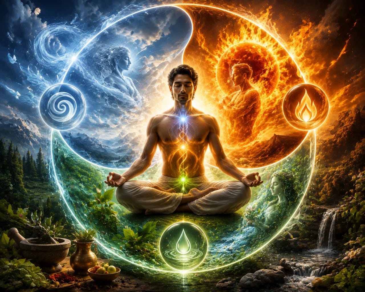 The Three Doshas Explained: Vata, Pitta, Kapha