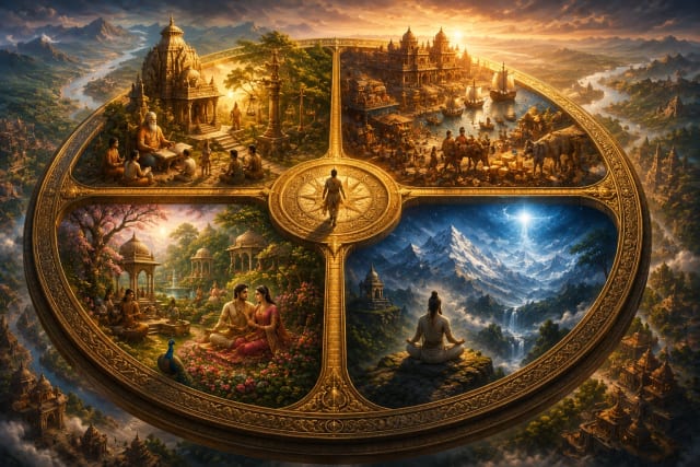 What are the Four Purusharthas?