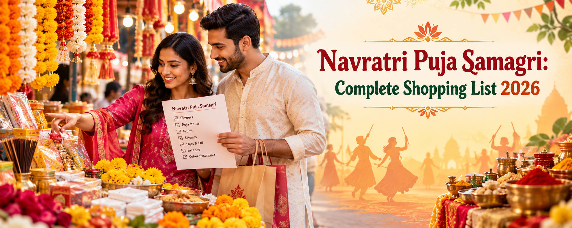 Navratri Puja Samagri: Complete Shopping List 2026