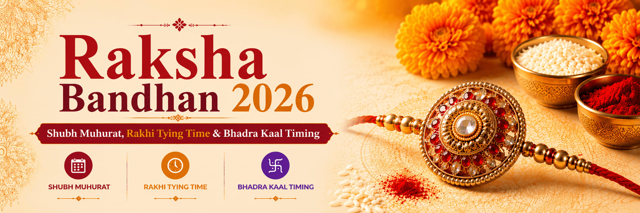 Raksha Bandhan 2026: Shubh Muhurat, Rakhi Tying Time & Bhadra Kaal Timing