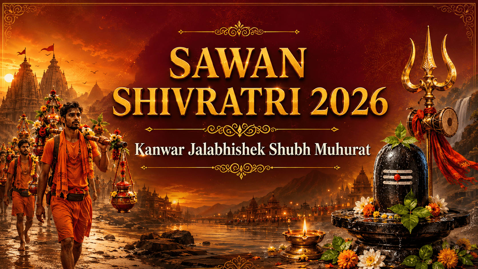 Sawan Shivratri 2026: Kanwar Jalabhishek Shubh Muhurat