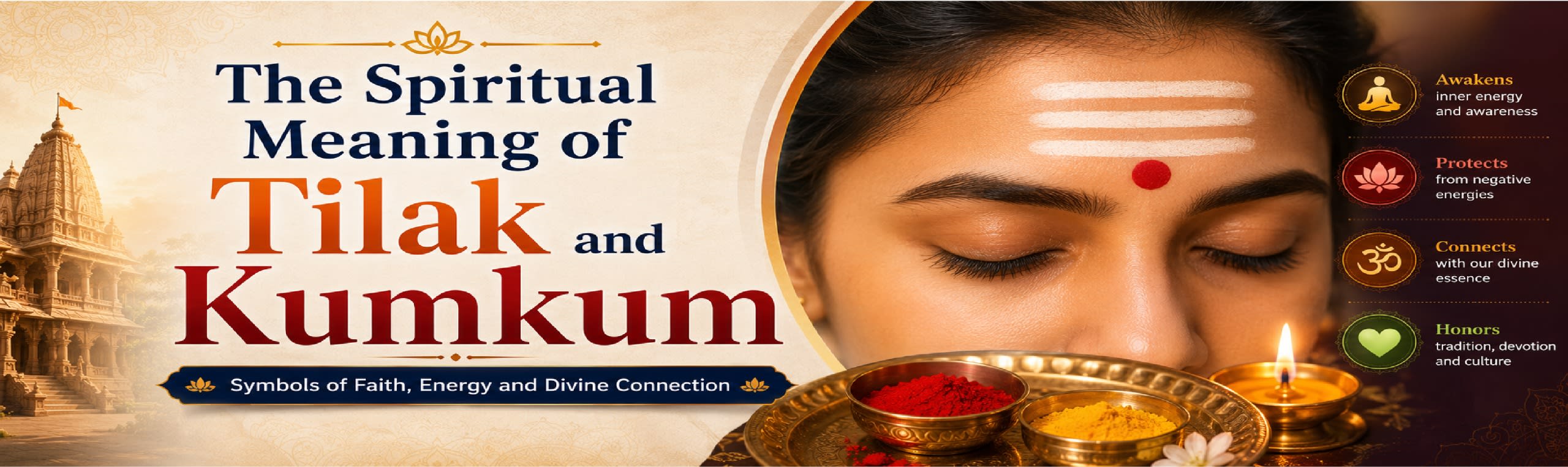 The Spiritual Meaning of Tilak and Kumkum