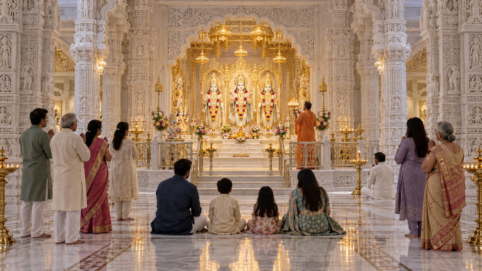 BAPS Hindu Mandir Abu Dhabi_inside_template family and no indias