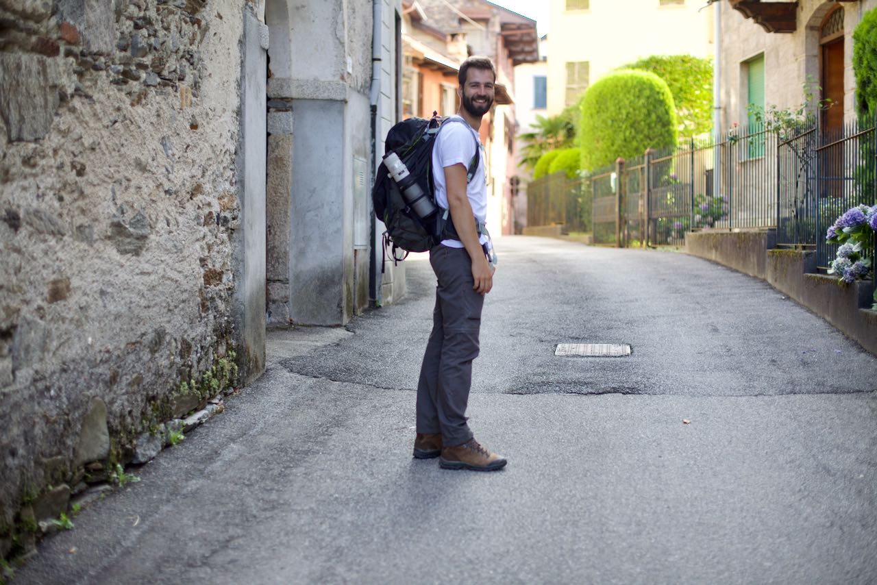 Me in a nice street in Italy.