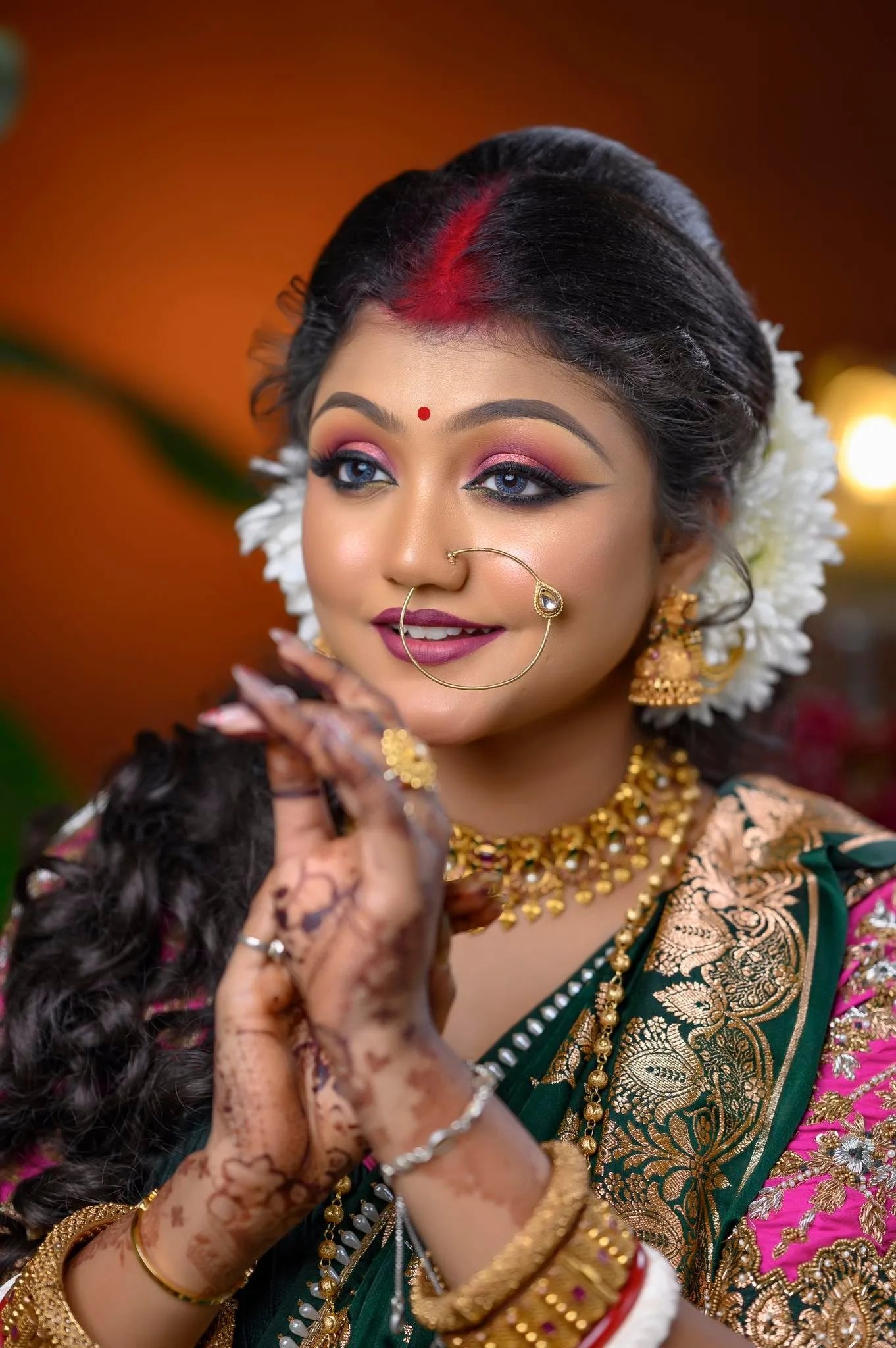 Cinematic Bengali Wedding Look X62ugv