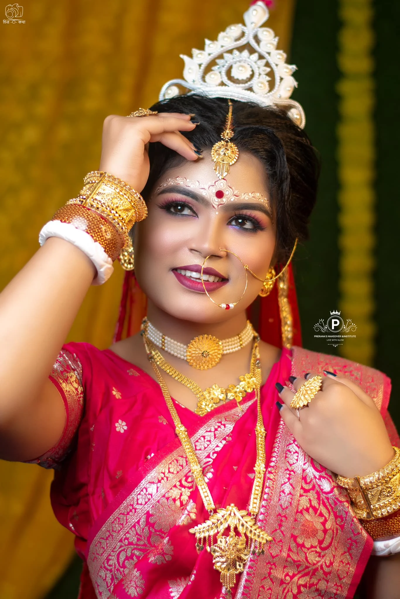 Red Velvet Bridal Makeup F0jiko