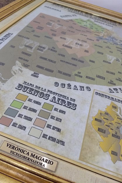 Imagen de producto Cuadro Provincia de Bs As vintage.