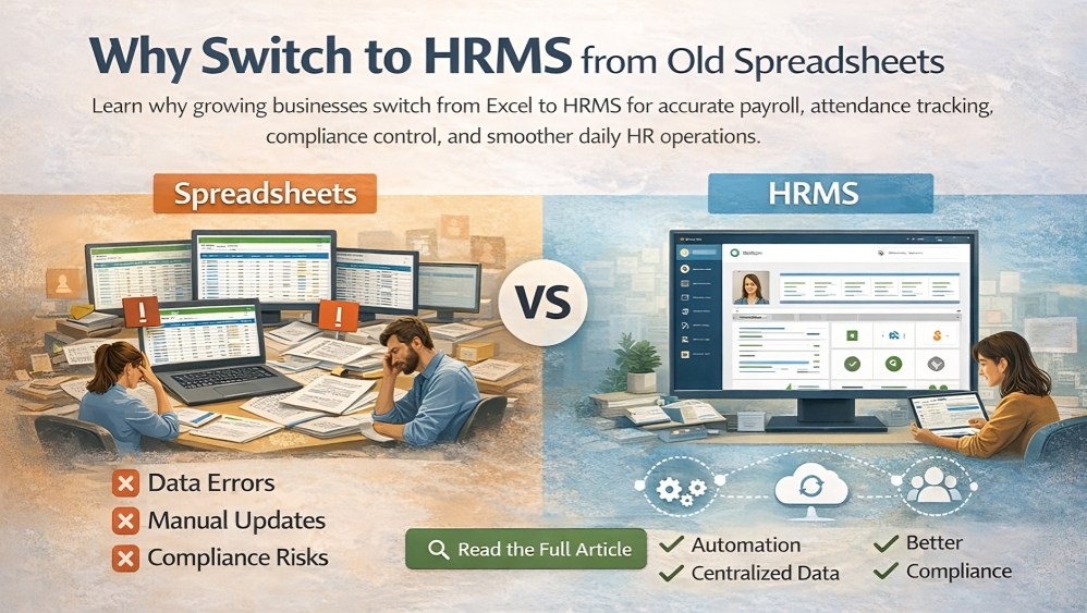 Why Switch to HRMS from Old Spreadsheets?