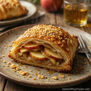 Golden apple turnover from Velvet Oven Co.