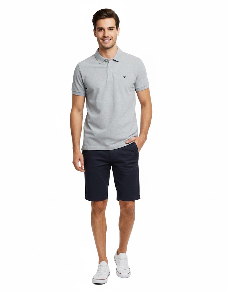 Grey Polo Shirt