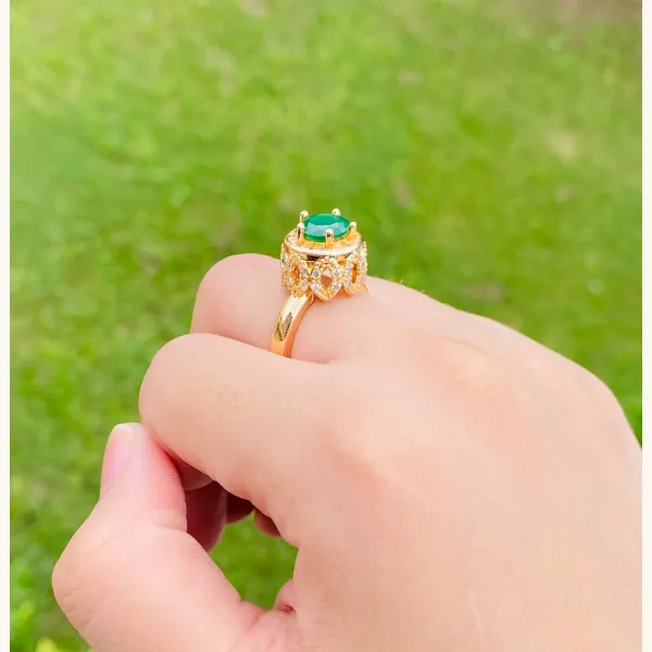Zircon Ring-140 (Green)