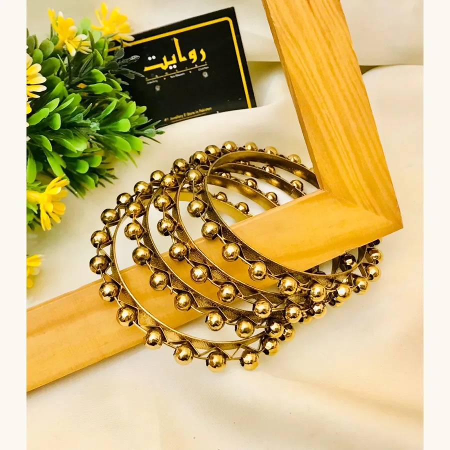Kashmiri Bangles (Golden)