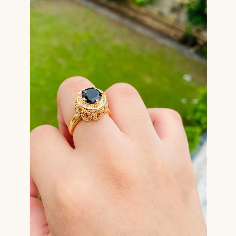 Zircon Ring-140 (Black)