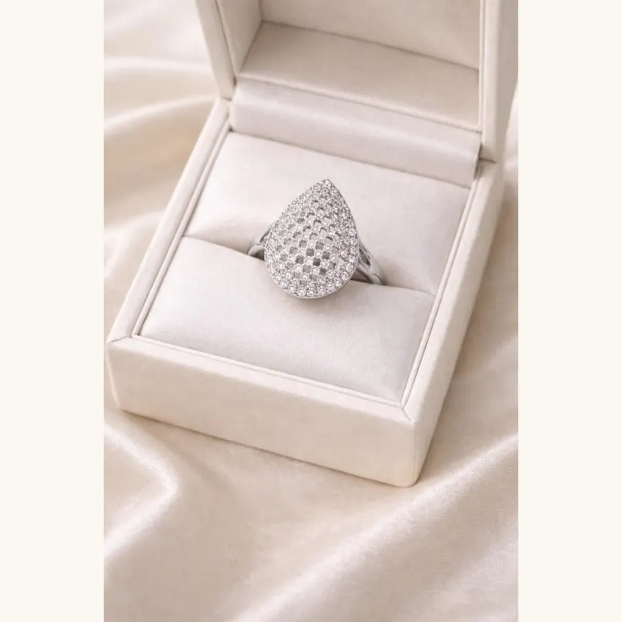 Zircon Ring-224 (Silver)