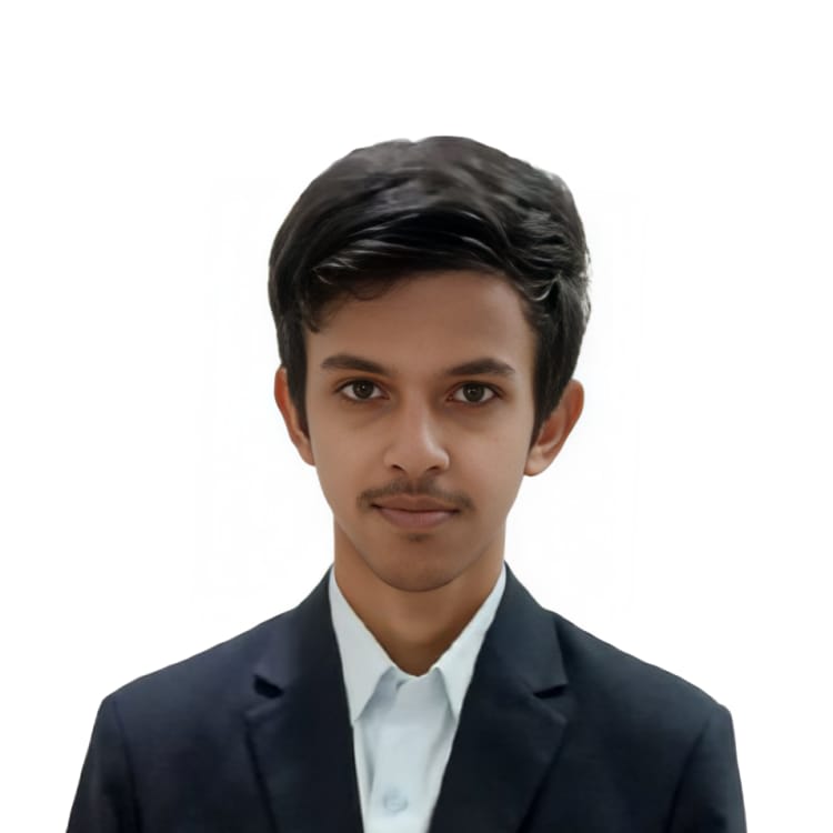 Professional portrait of Vignesh Prakash, Student Research Lead at Penta Minds
