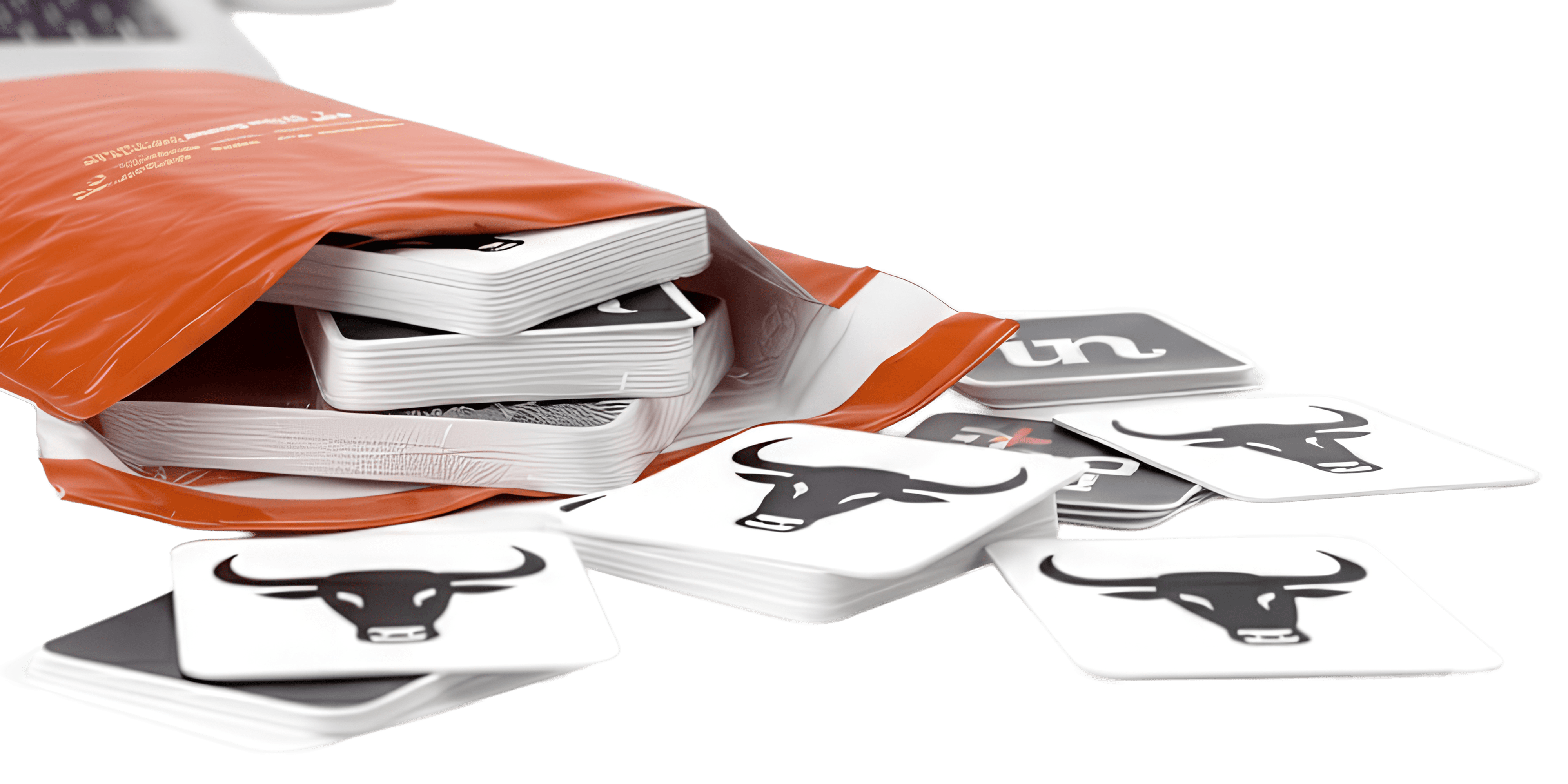 Custom stickers being ordered on a laptop with sticker packs displayed