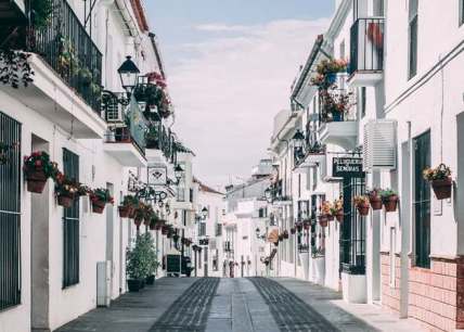 Road for cars in Spain - Located in Spain, Mijas