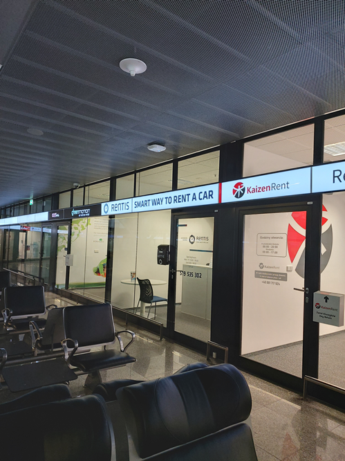 Rentis car hire in Warsaw Chopin Airport