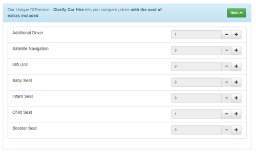 Add extras to your quote Add extras to your quote