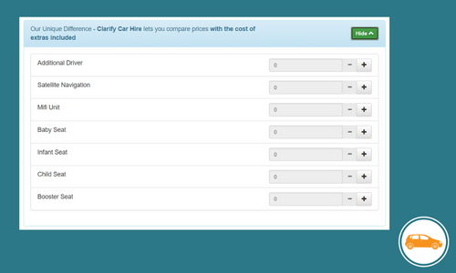 How to add extras to your car hire How to add extras to your car hire