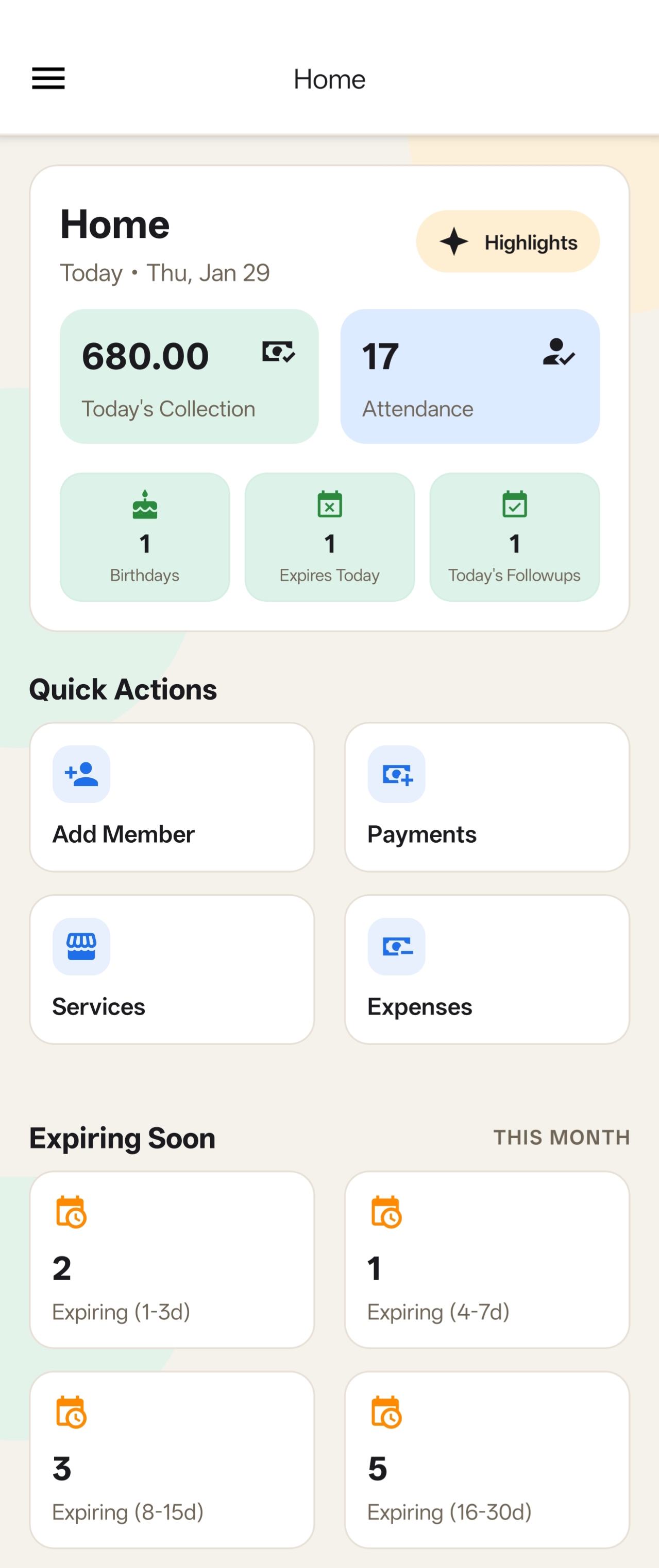 Gymzee mobile app