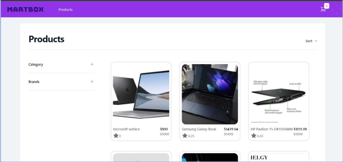 MartBox - ECommerce