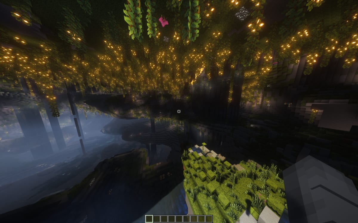 Frozen Crater Lake with a Lush Cave — screenshot 3