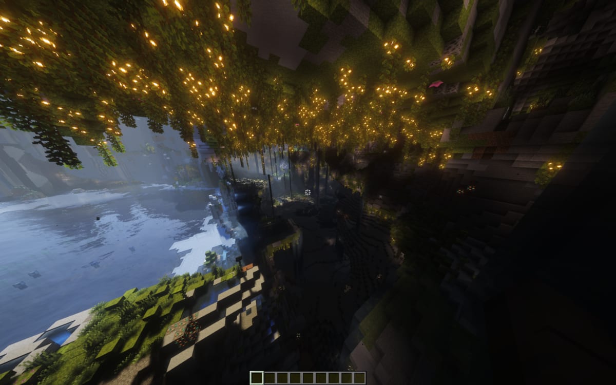 Frozen Crater Lake with a Lush Cave — screenshot 4