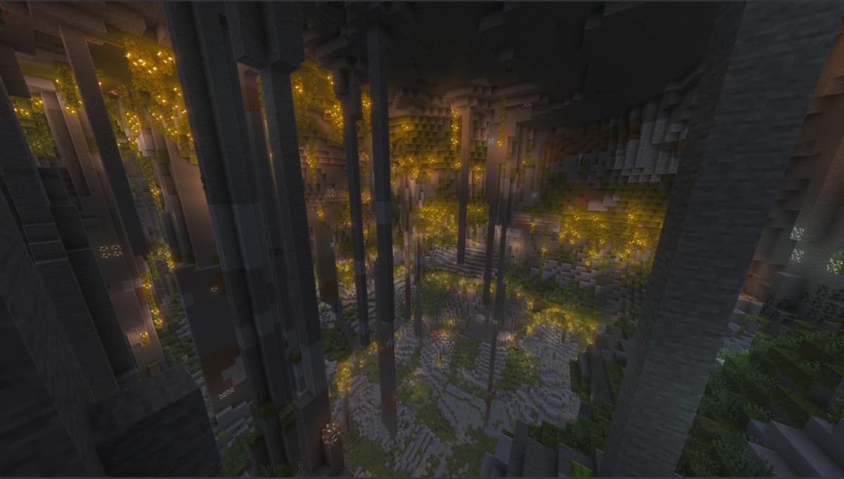 Incredible Hollow Mountain — Minecraft seed screenshot