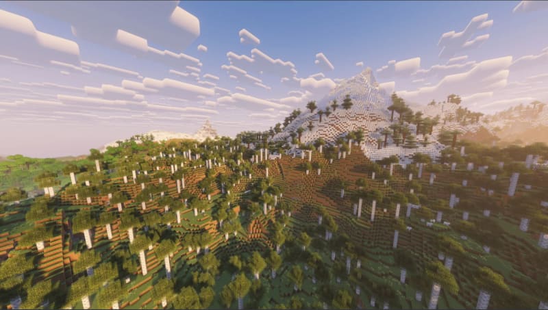 Huge Lush Cave Minecraft seed screenshot
