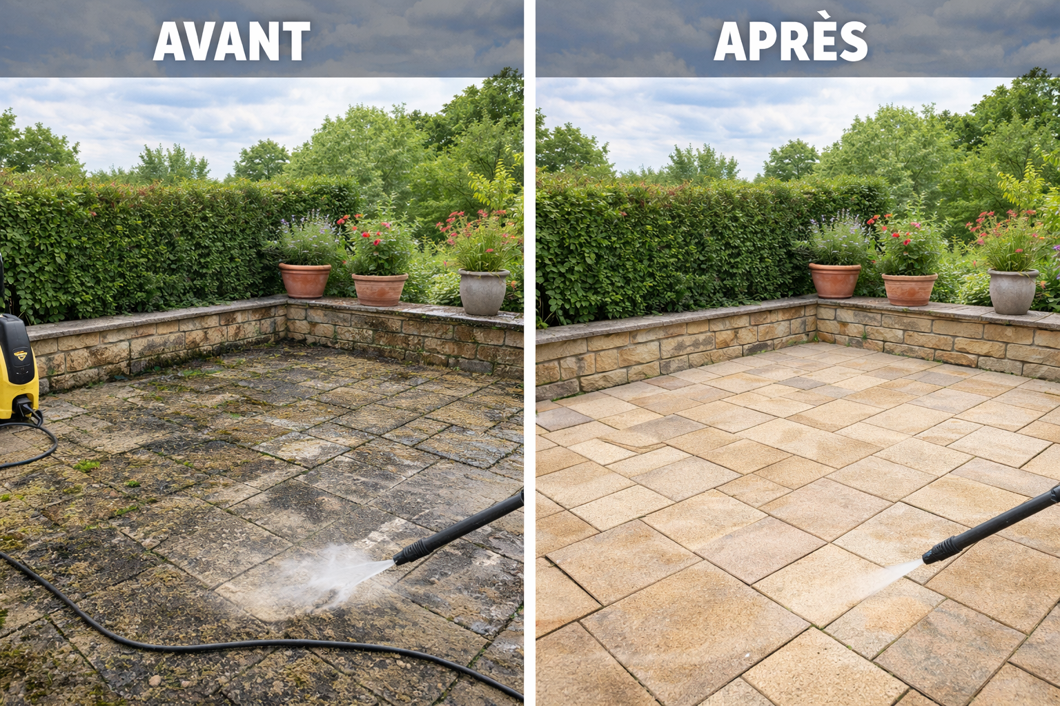 Nettoyage de terrasse