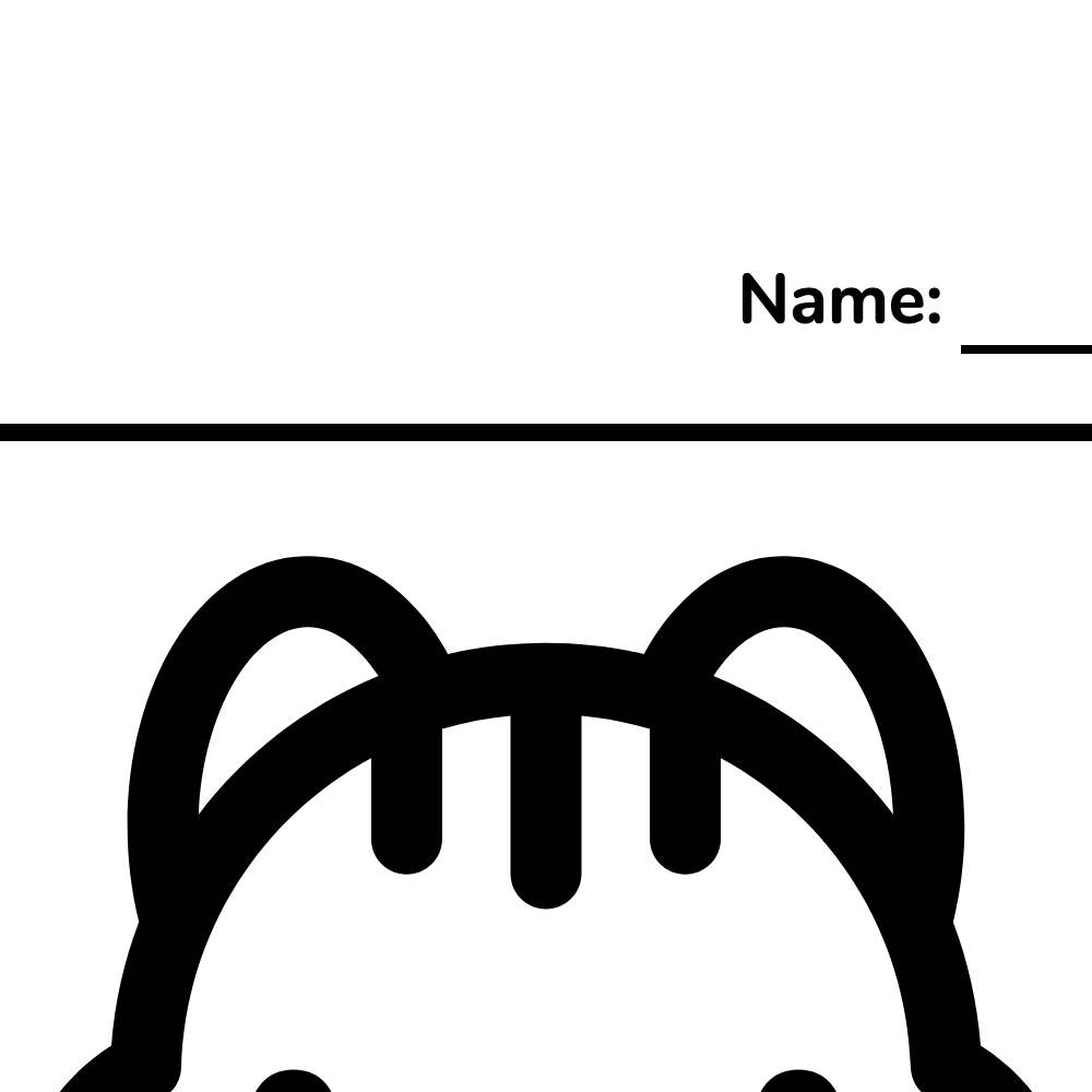 Animals: tiger 虎 - Chinese Writing Worksheet | WriteMandarin