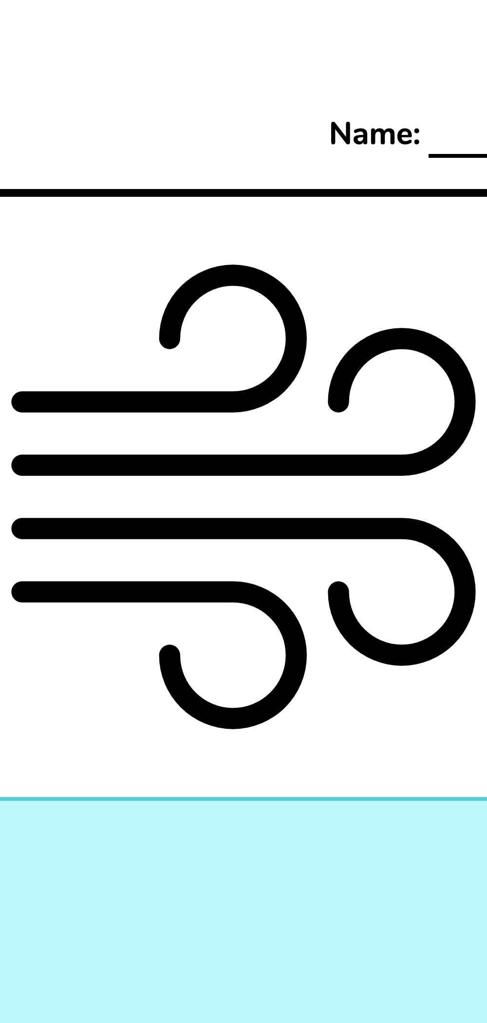 Nature: wind 风 - Chinese Writing Worksheet | WriteMandarin