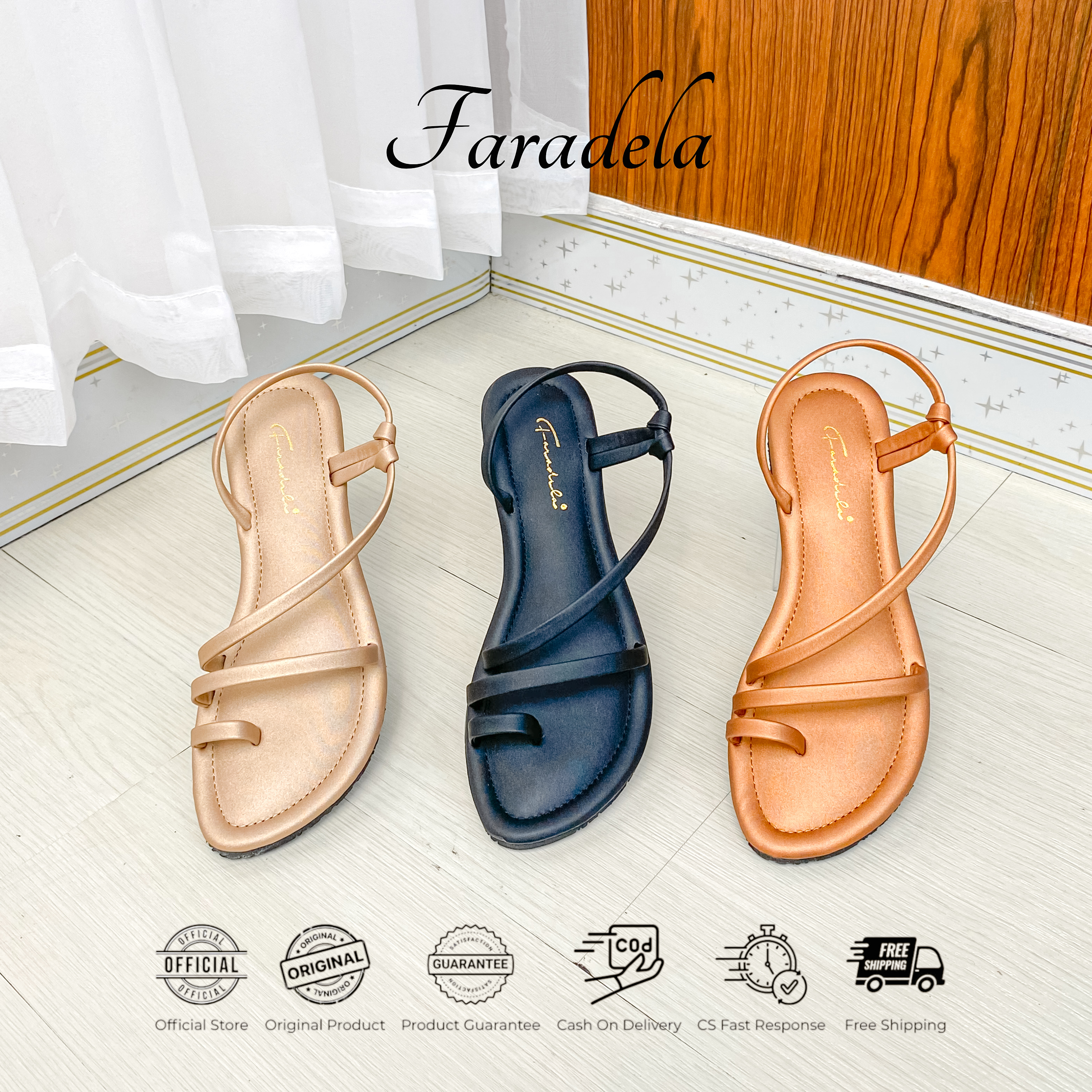 Faradela Sandal Tali Wanita Giseele F07-18.1