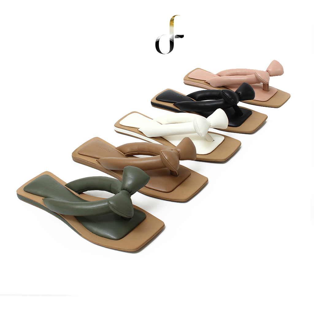 FARADELA Minnie Sandal Wanita Flat Tali Premium F08-08.1