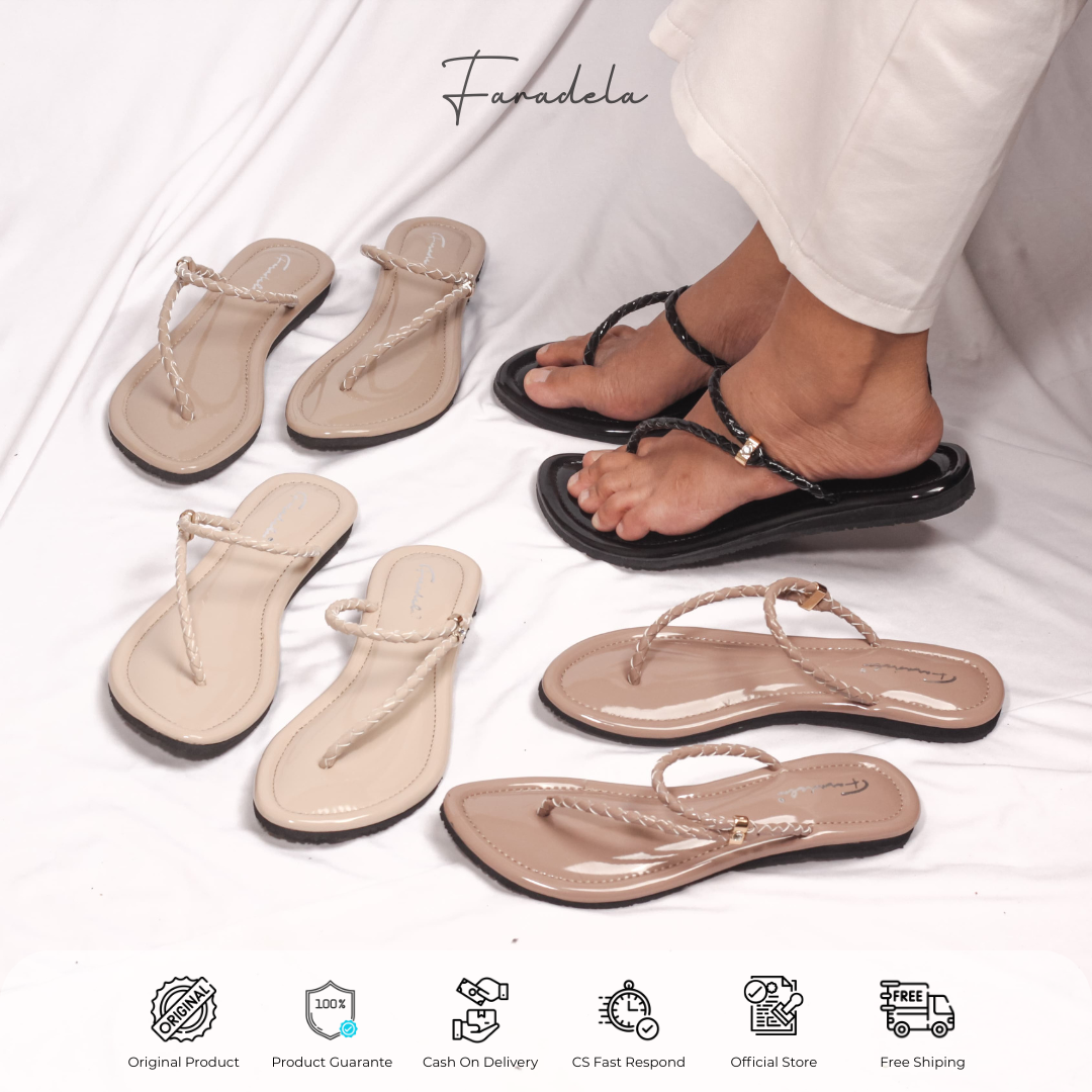 FARADELA Lunaire Sandal Jepit Wanita Teplek F07-31.1