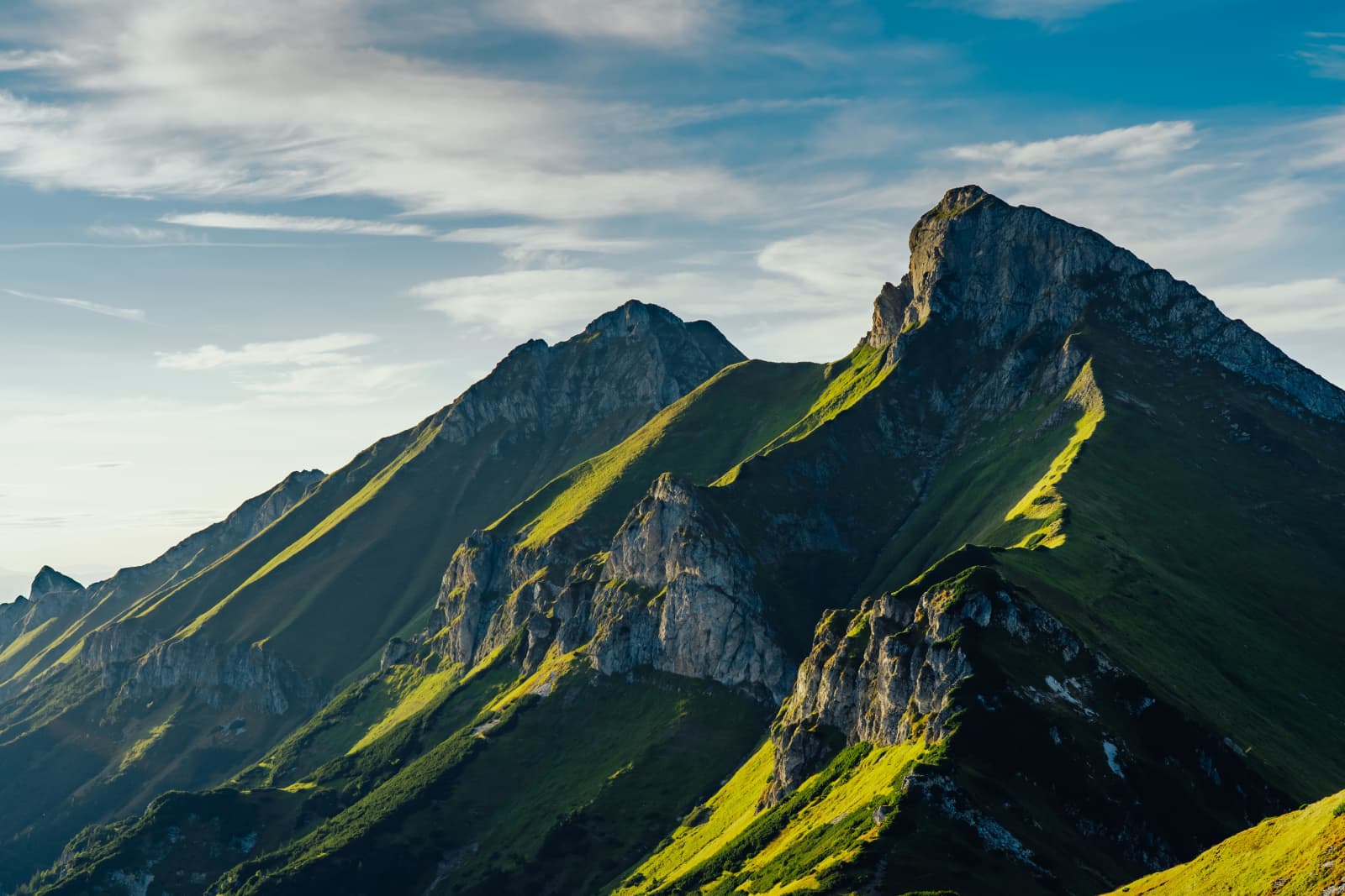 Morning Light Along The Belianske Tatry Ridge