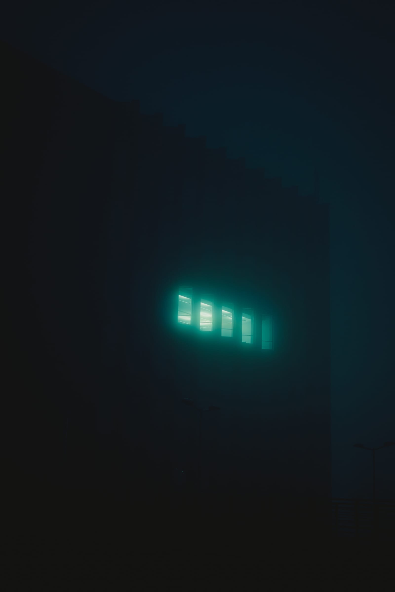 Cinematic foggy day