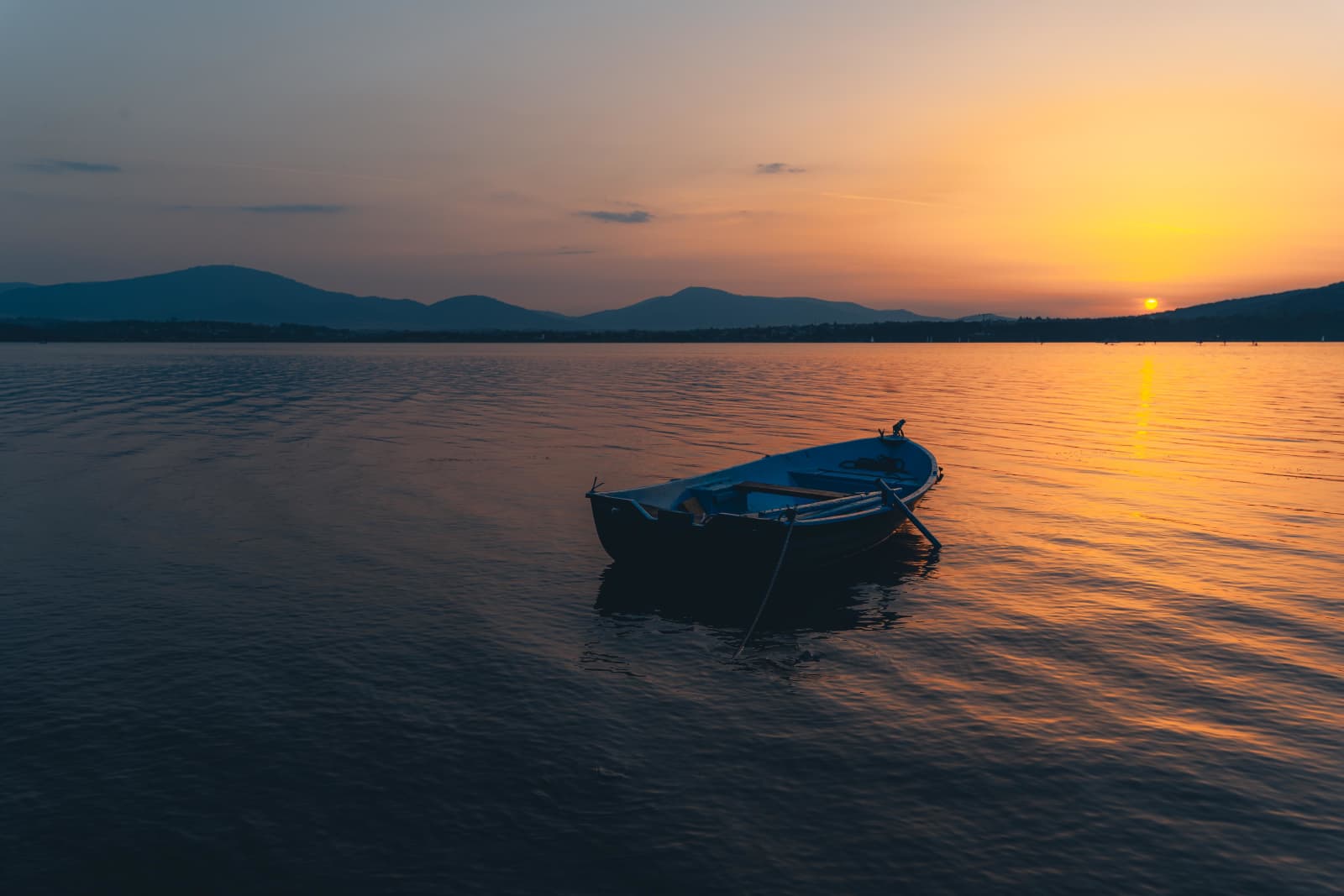 Boat and Sunset